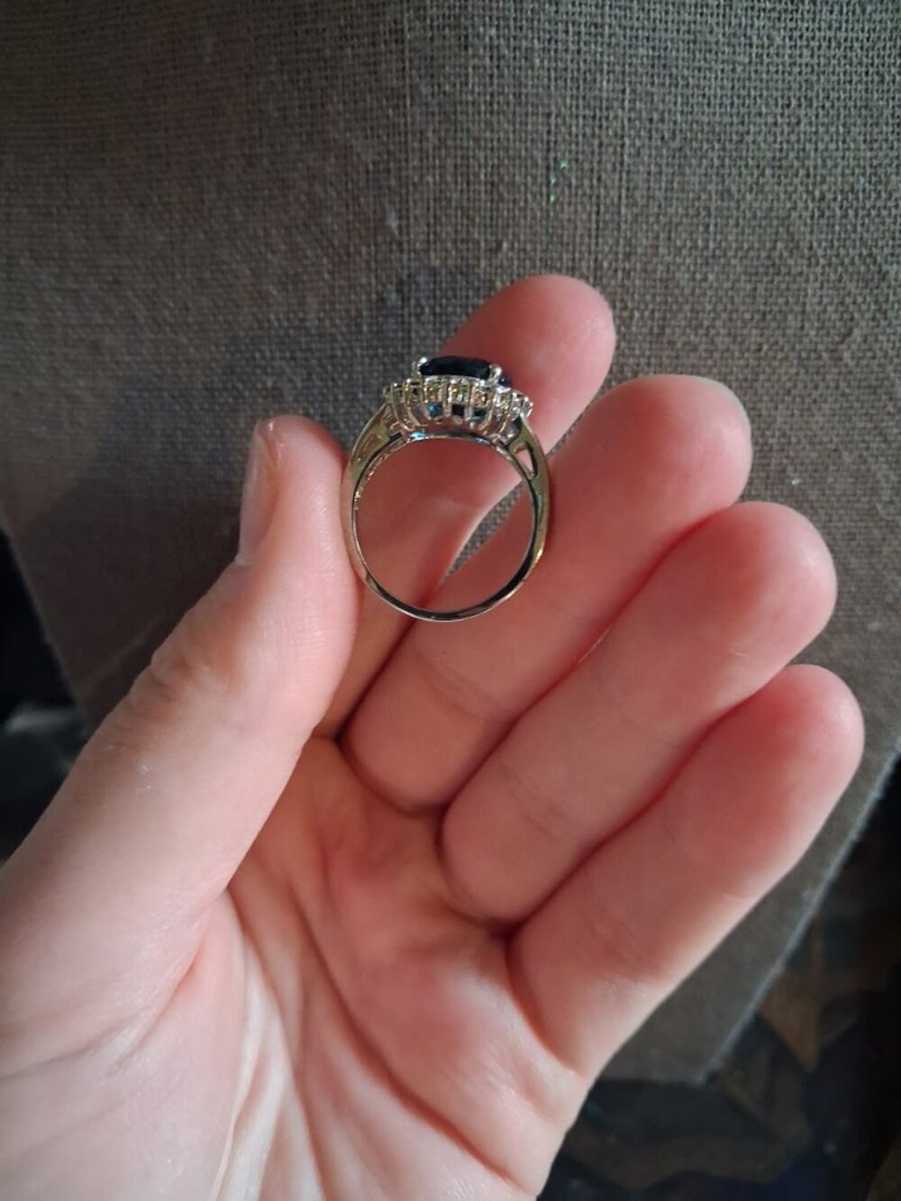 Blue stoned ring - Picture 5 of 6